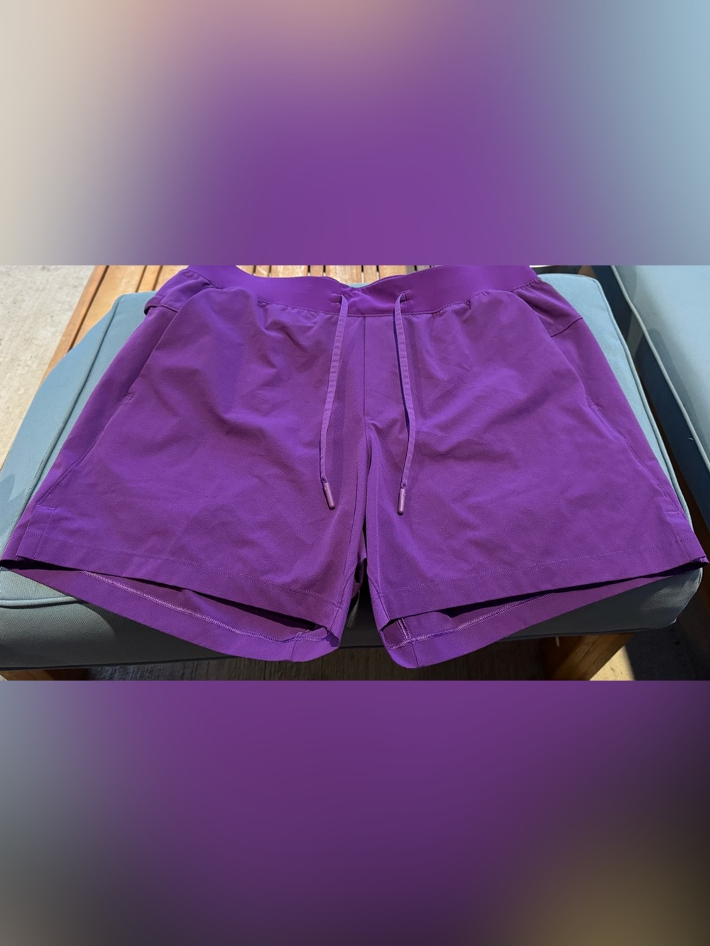 Men’s Lululemon Channel Cross Swim Short Petrol Purple Size M NWOT